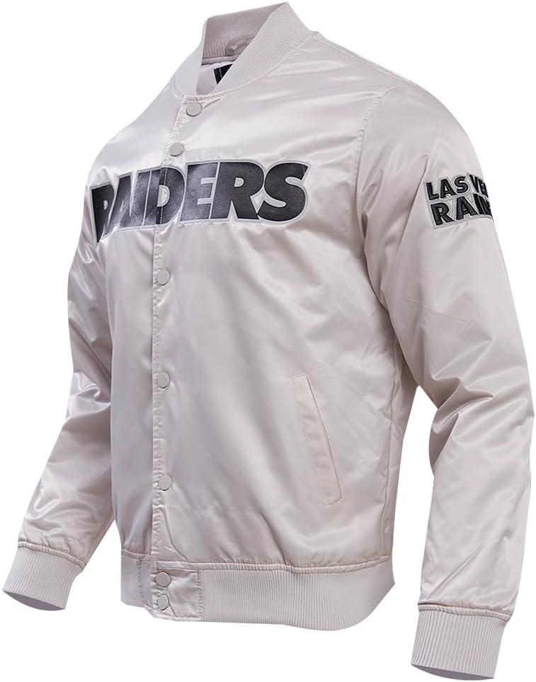 image:imagePro Standard Mens NFL Classic Satin JacketSilver