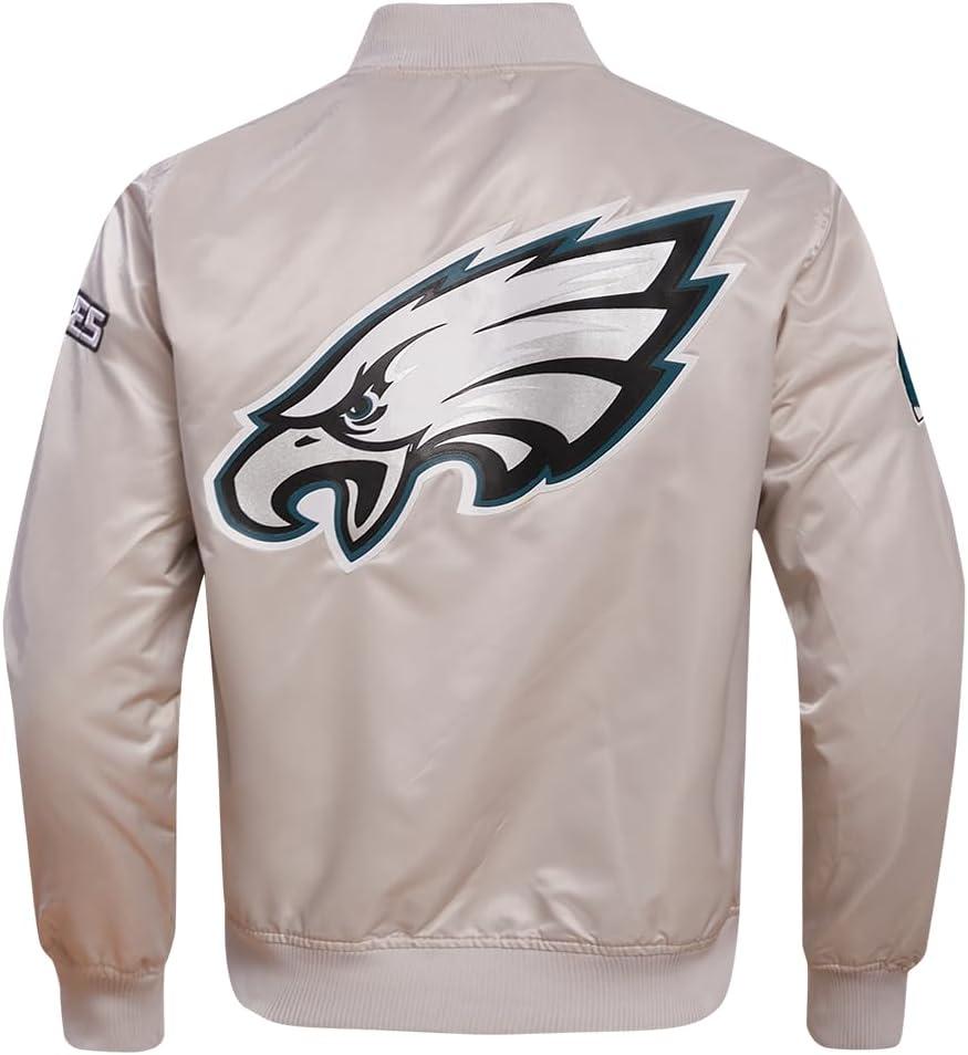 image:imagePro Standard Mens NFL Classic Satin JacketSilver