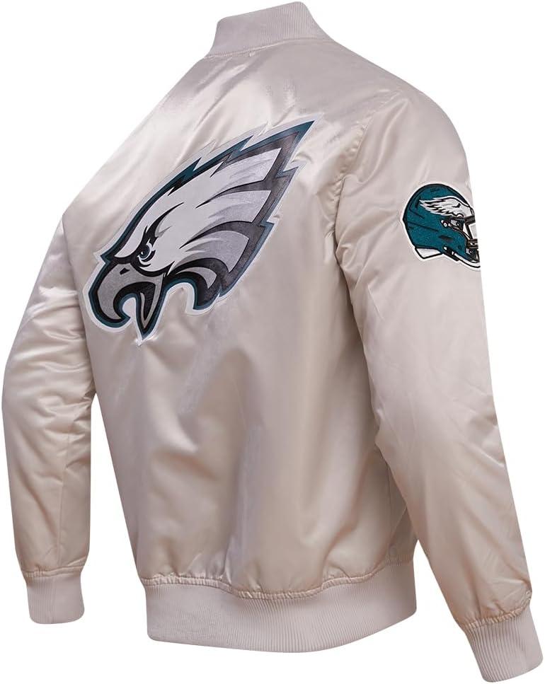 image:imagePro Standard Mens NFL Classic Satin JacketSilver