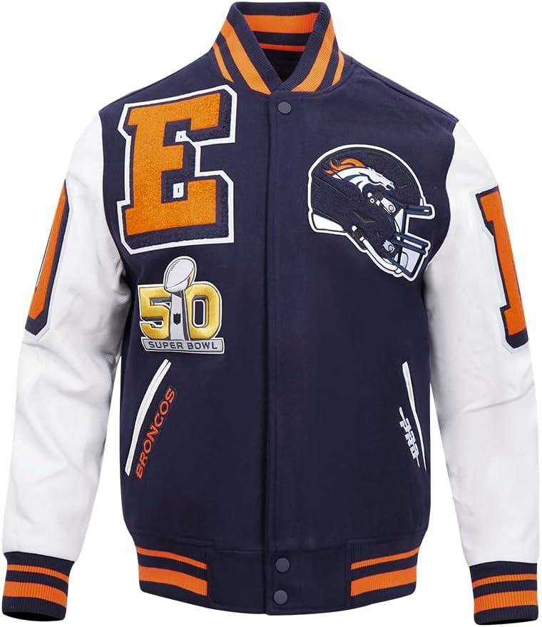 image:imagePro Standard Mens NFL Mash Up Varsity JacketBlue