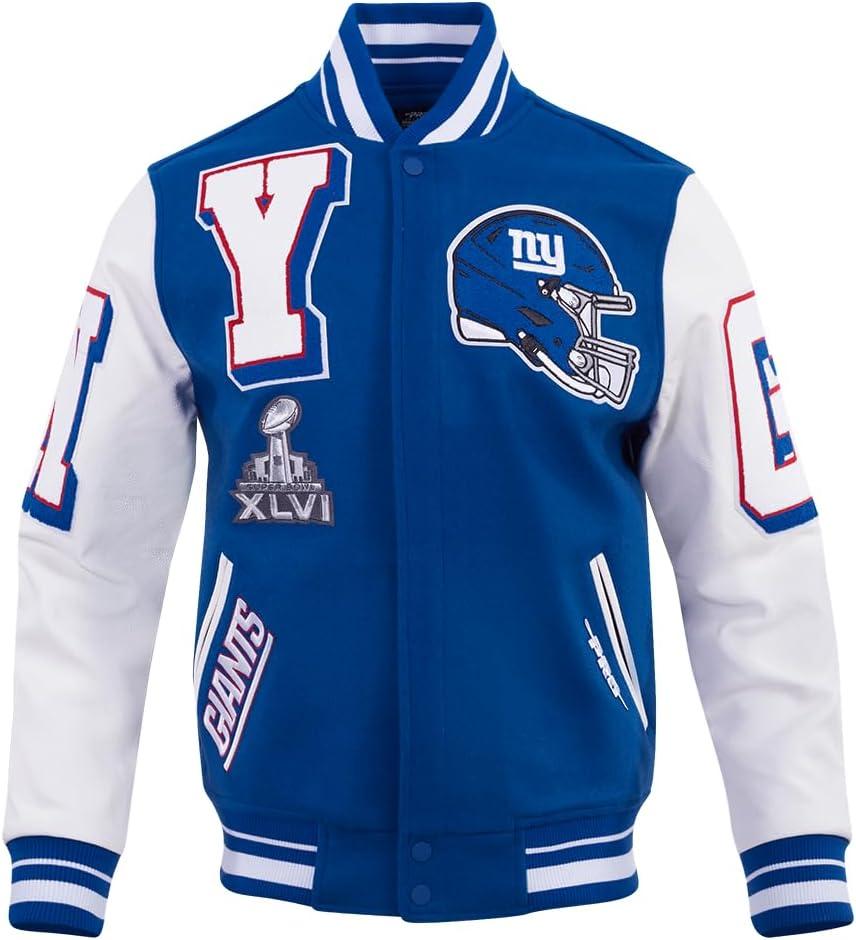 image:imagePro Standard Mens NFL Mash Up Varsity JacketBlue