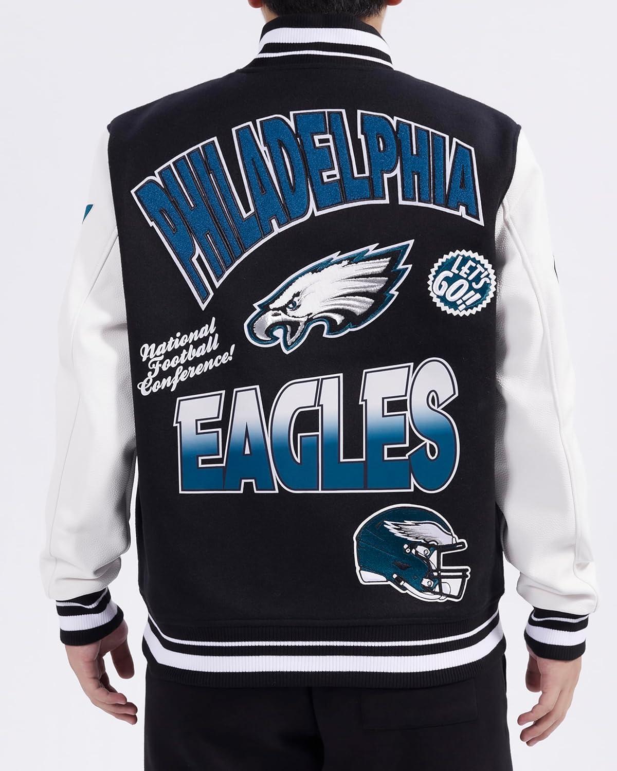 image:imagePro Standard Mens NFL Turn It Up Varsity JacketBlack