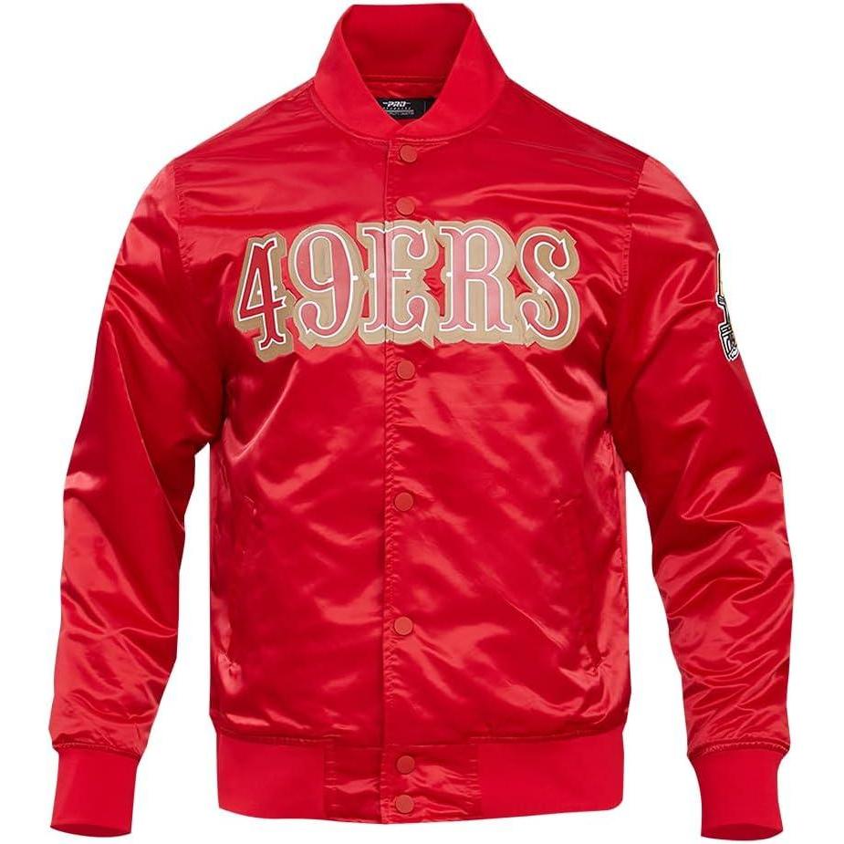 image:imagePro Standard Mens NFL Classic Satin JacketRed
