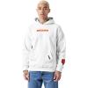 Mens NFL Wingspan Fleece Pull Over Hoodie(White)