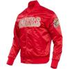 Pro Standard Mens NFL Classic Satin Jacket(Red)