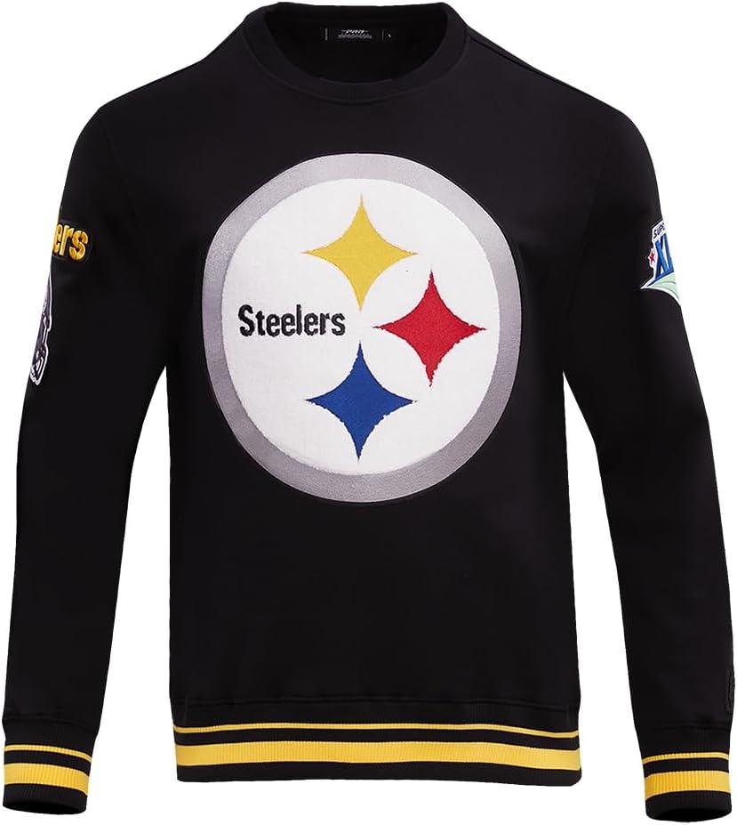 image:imagePro Standard Mens NFL Mash Up Brushed Back French Terry Crewneck SweatshirtBlack