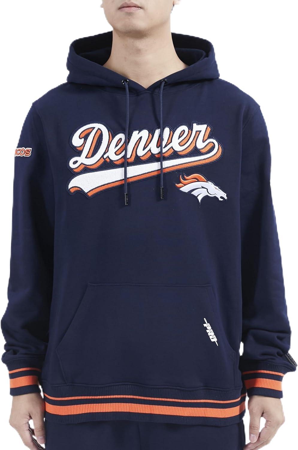 image:imagePro Standard Mens NFL Script Tail Brushed Back French Terry Pull Over HoodieBlue