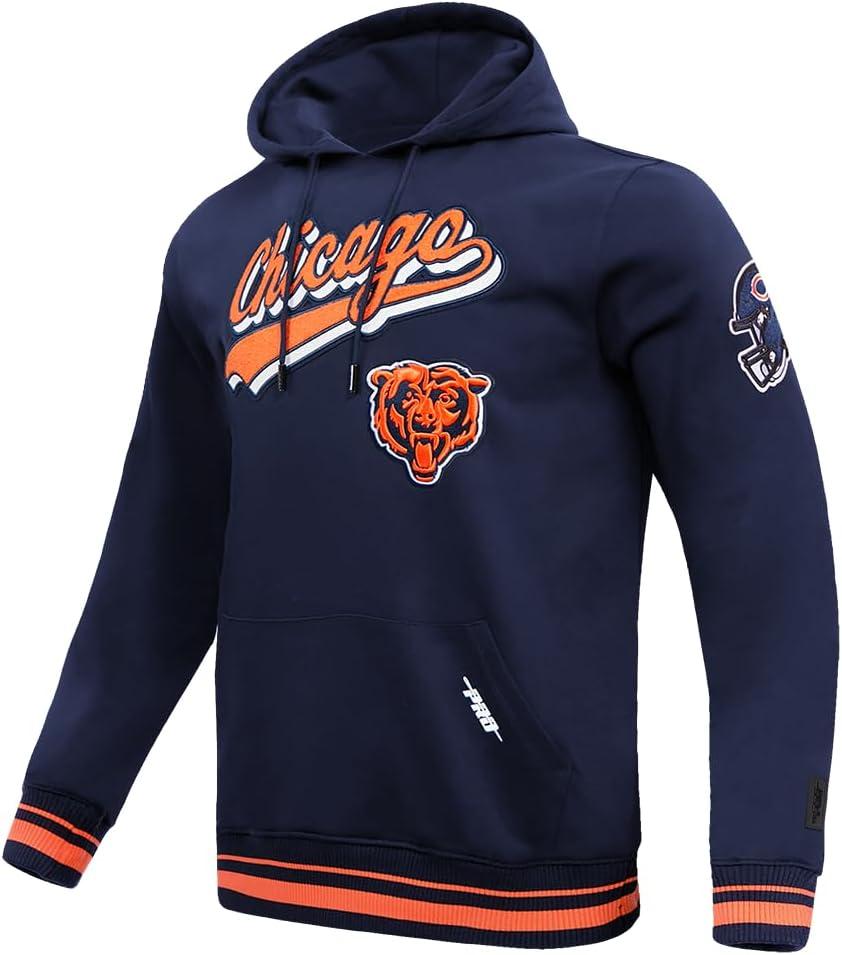 image:imagePro Standard Mens NFL Script Tail Brushed Back French Terry Pull Over HoodieBlue