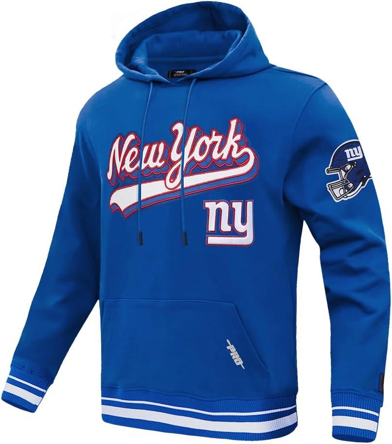 image:imagePro Standard Mens NFL Script Tail Brushed Back French Terry Pull Over HoodieBlue