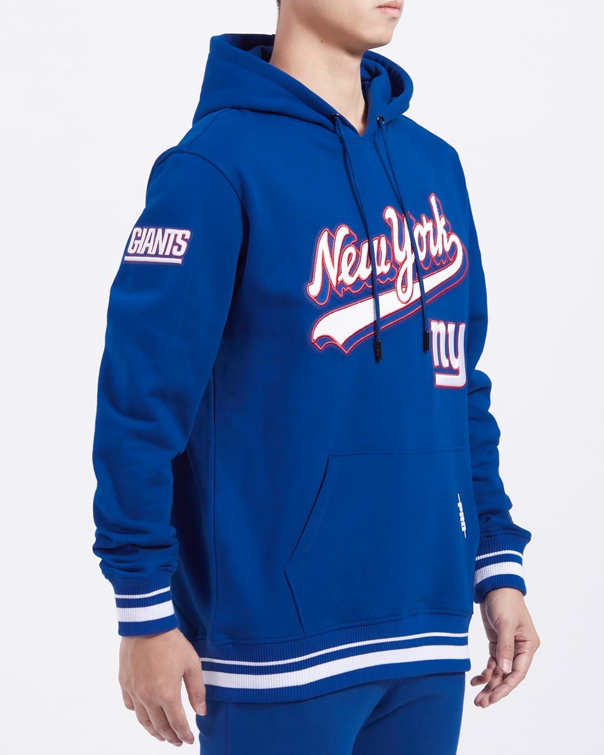 image:imagePro Standard Mens NFL Script Tail Brushed Back French Terry Pull Over HoodieBlue