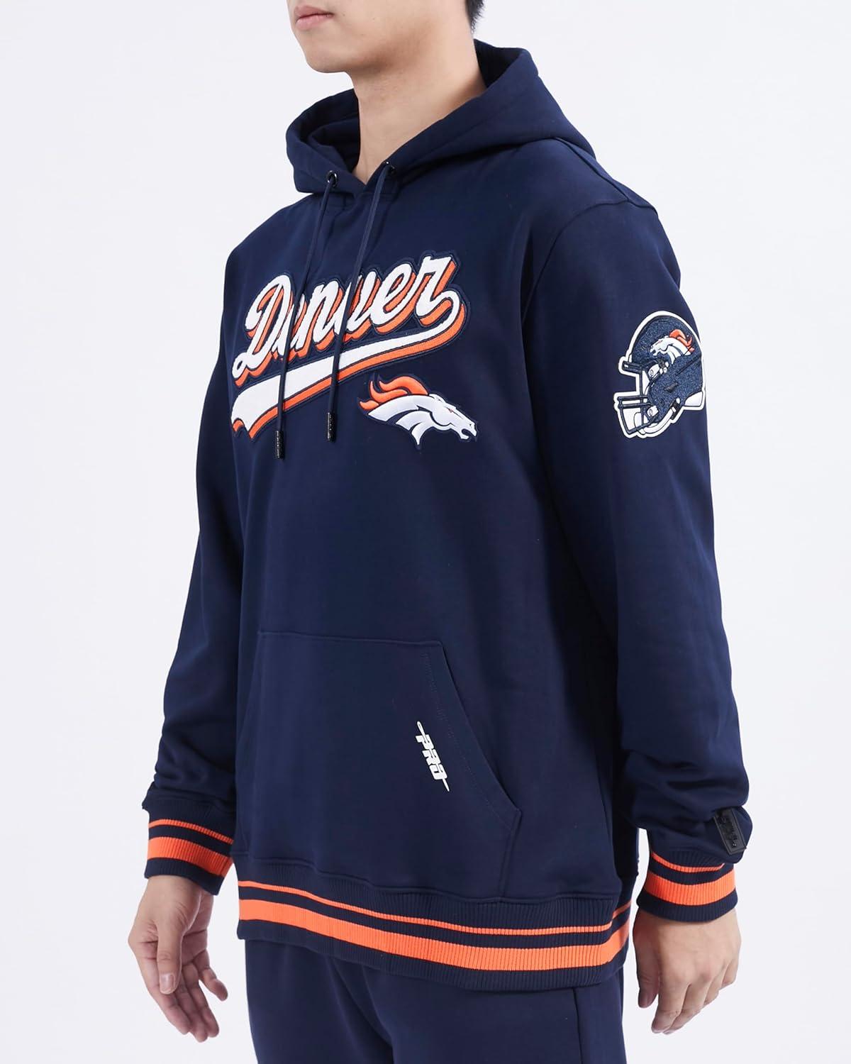 image:imagePro Standard Mens NFL Script Tail Brushed Back French Terry Pull Over HoodieBlue