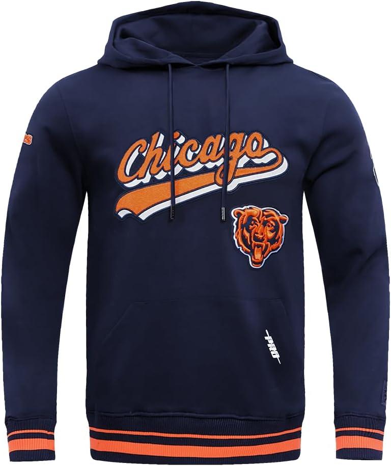 image:imagePro Standard Mens NFL Script Tail Brushed Back French Terry Pull Over HoodieBlue