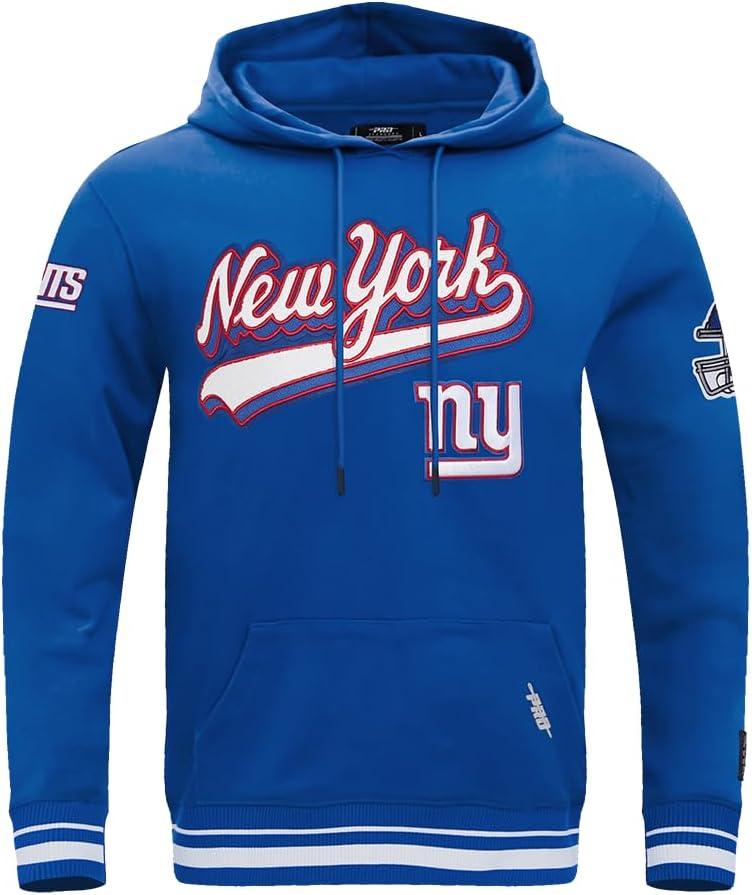 image:imagePro Standard Mens NFL Script Tail Brushed Back French Terry Pull Over HoodieBlue