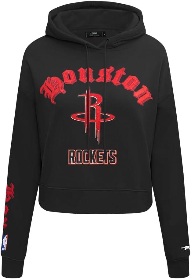 image:imagePro Standard Womens NBA Old English Cropped Pullover HoodieBlack