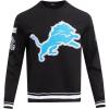 Pro Standard Mens NFL Mash Up Brushed Back French Terry Crewneck Sweatshirt(Black)