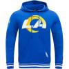 Pro Standard Mens NFL Mash Up Brushed Back French Terry Pull Over Hoodie(Blue)