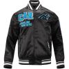 Pro Standard Mens NFL Mash Up Satin Jacket(Black)