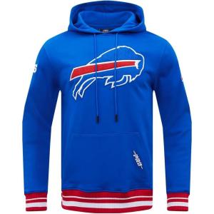 Pro Standard Mens NFL Mash Up Brushed Back French Terry Pull Over Hoodie(Blue)