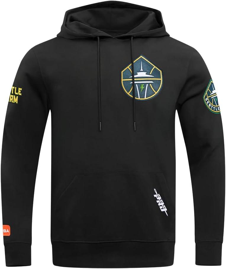 image:imagePro Standard Mens WNBA Classic Chenille Pull Over HoodieBlack