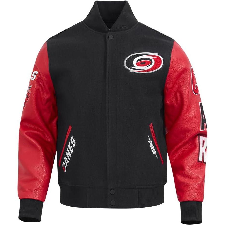 image:imagePro Standard Mens NHL Classic Varsity JacketBlackRed