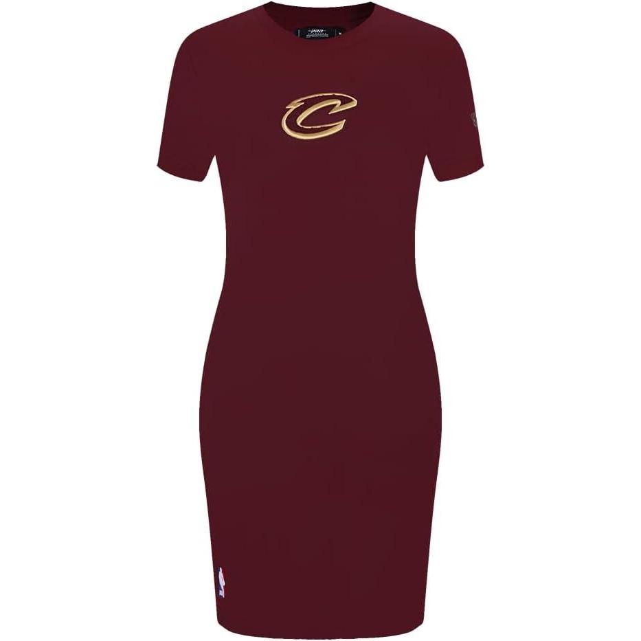 image:imageWomens NBA Classic Chenille Cotton Body Con DressWine
