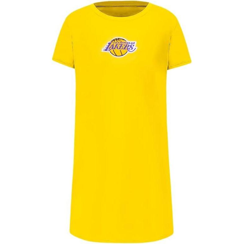image:imageWomens NBA Classic Chenille Cotton Body Con DressYellow