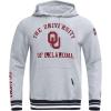 Pro Standard Mens College Classic Chenille Pull Over Hoodie(Heather Gray/Black)