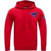 Pro Standard NCAA mens Mens College Classic Chenille Cotton Double Knit Pull Over Hoodie(Red)