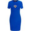 Womens NBA Classic Chenille Cotton Body Con Dress(Royal Blue)