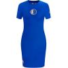 Womens NBA Classic Chenille Cotton Body Con Dress(Royal Blue)