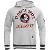 Pro Standard Mens College Classic Chenille Pull Over Hoodie(Heather Gray/Black)