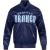 Pro Standard Mens NHL Classic Satin Jacket(Midnight Navy)