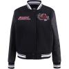 Pro Standard Womens College Classic Essentials Varsity Jacket(Black)