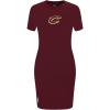 Womens NBA Classic Chenille Cotton Body Con Dress(Wine)