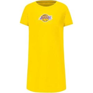 Womens NBA Classic Chenille Cotton Body Con Dress(Yellow)