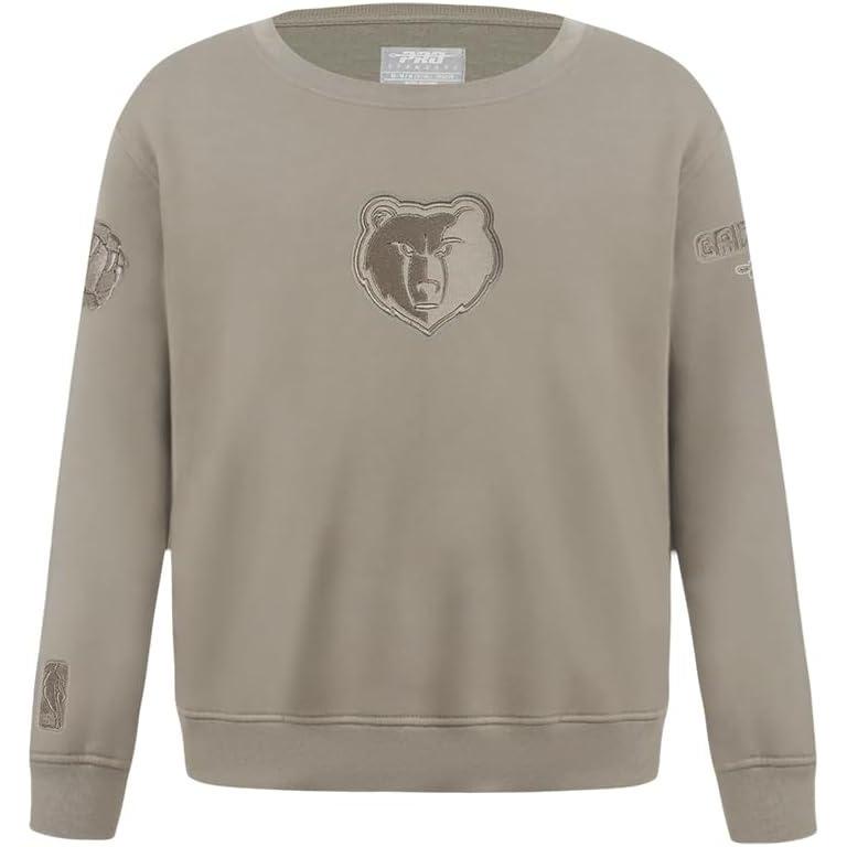 image:imagePro Standard Big Boys NBA Neutral Fleece Crewneck SweatshirtTaupe