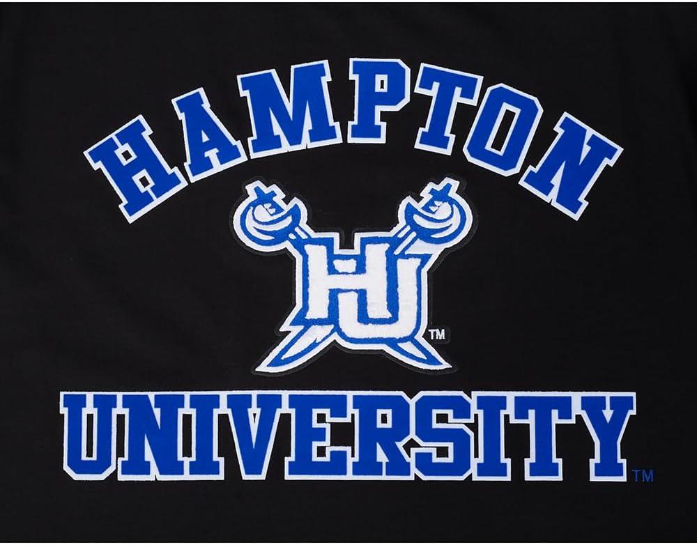 image:imagePro Standard Mens Hampton University Classic Chenille Short Sleeve Tee Black L