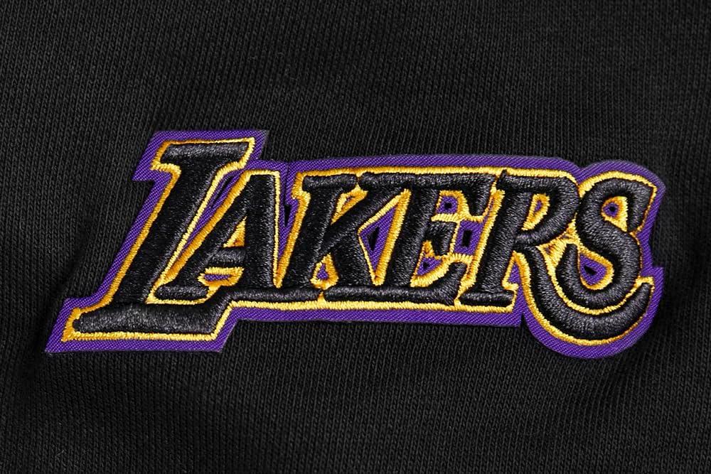 image:imagePro Standard Womens NBA Retro Classics Brushed Back French Terry Cropped Pullover HoodieBlackPurpleYellow