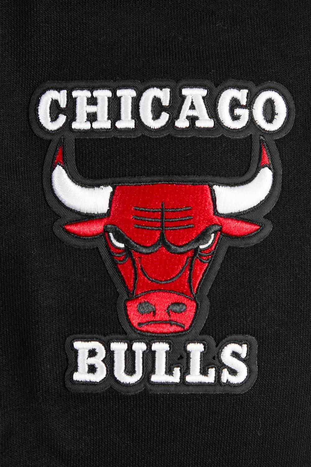 image:imagePro Standard Womens NBA Retro Classics Brushed Back French Terry Cropped Pullover HoodieBlackRed