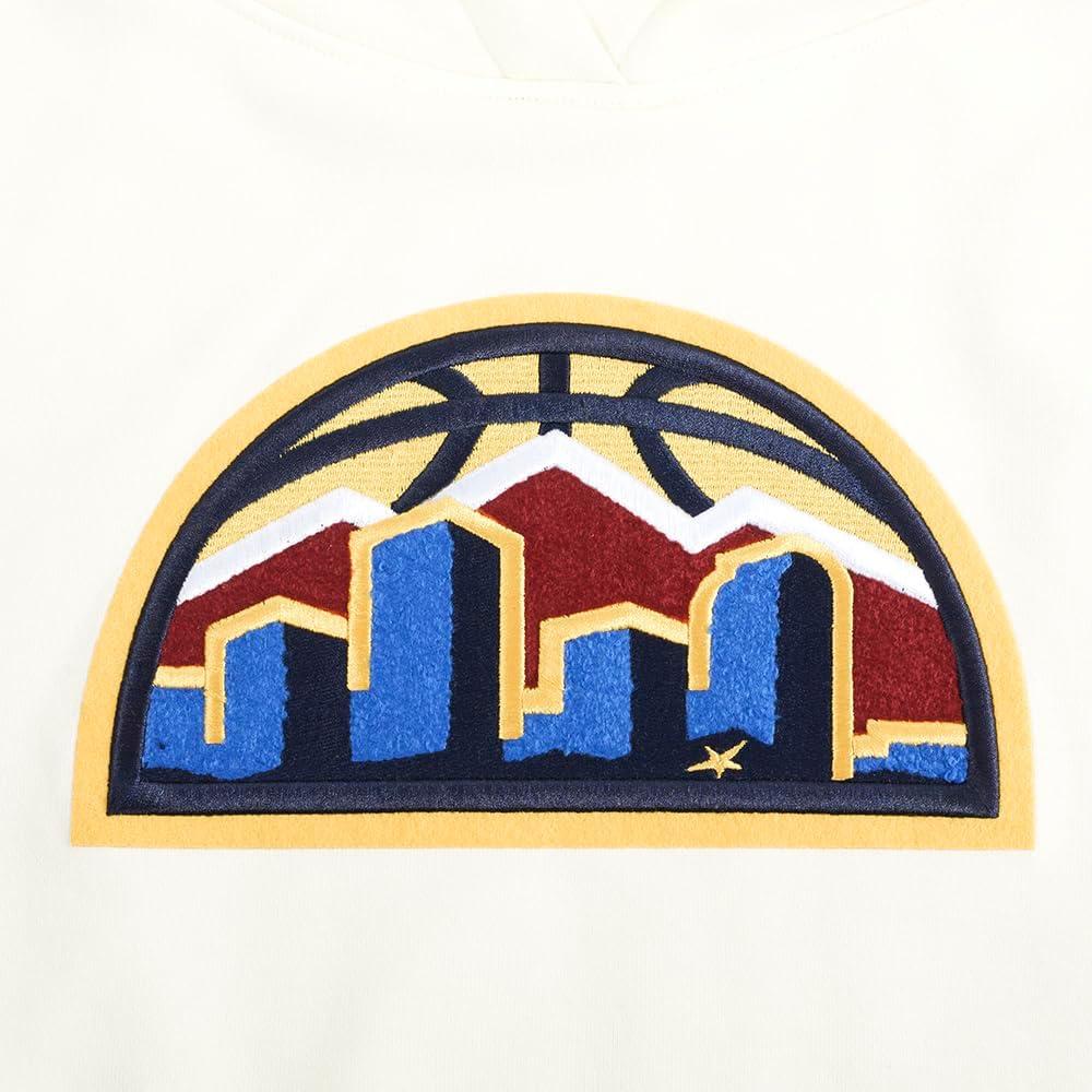 image:imagePro Standard Womens NBA Retro Classics Brushed Back French Terry Cropped Pullover HoodieEggshell Midnight Navy