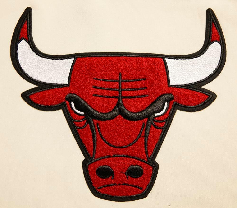 image:imagePro Standard Womens NBA Retro Classics Brushed Back French Terry Cropped Pullover HoodieEggshell Red