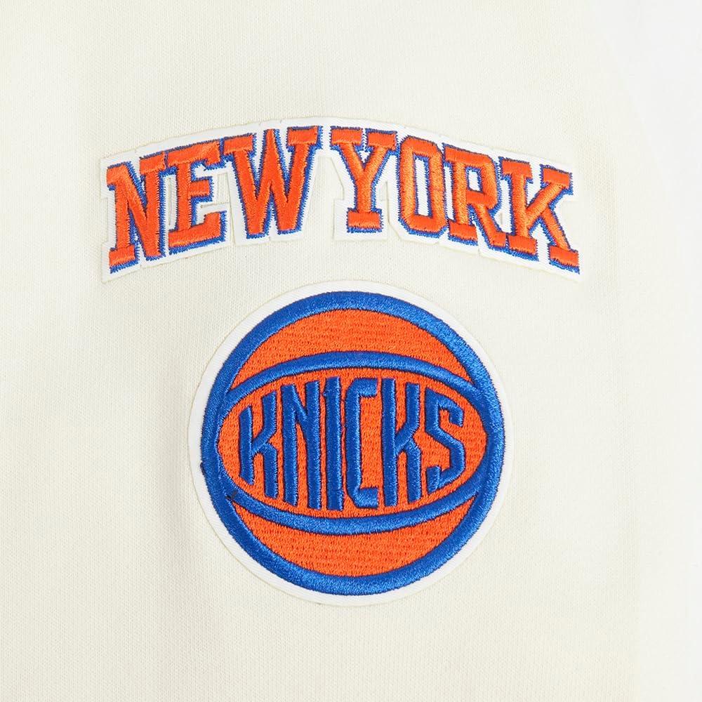 image:imagePro Standard Womens NBA Retro Classics Brushed Back French Terry Cropped Pullover HoodieEggshellRoyal Blue
