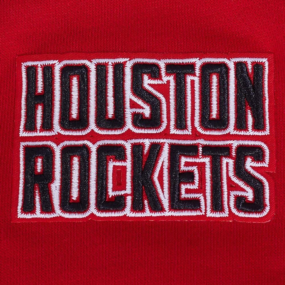 image:imagePro Standard Womens NBA Retro Classics Brushed Back French Terry Cropped Pullover HoodieRedBlack