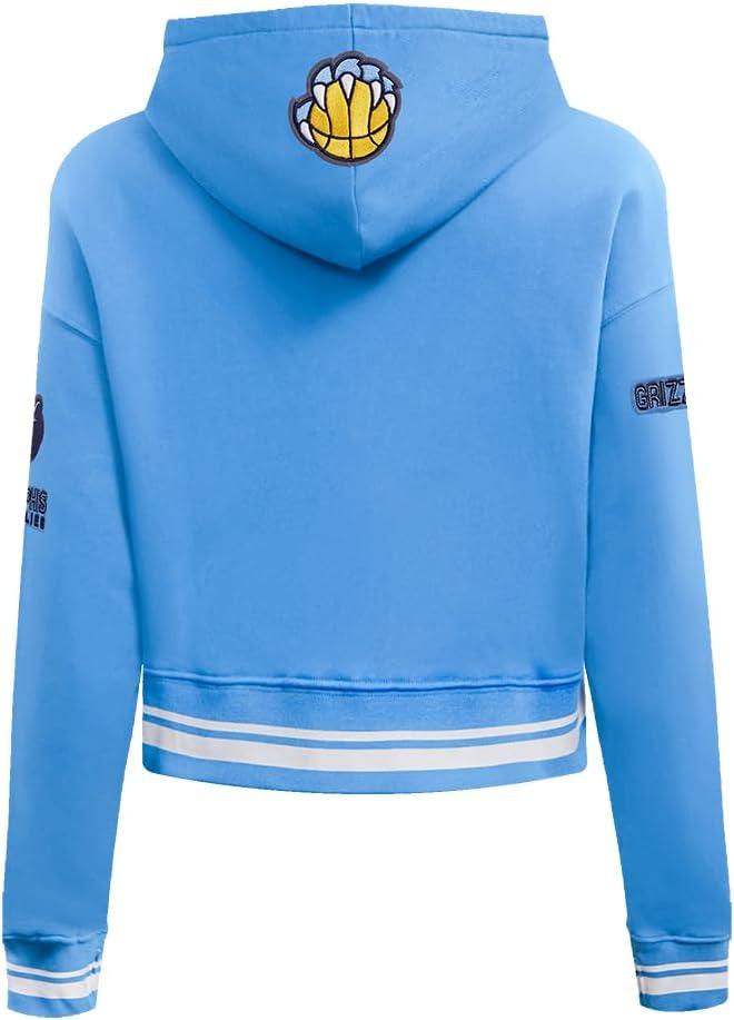 image:imagePro Standard Womens NBA Retro Classics Brushed Back French Terry Cropped Pullover HoodieUniversity Blue
