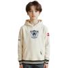 Pro Standard Big Boys NFL Retro Classics Pull Over Hoodie(Eggshell/ Black)