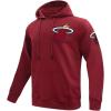 Pro Standard Mens NBA Classic Chenille Pull Over Hoodie(Cardinal Red)