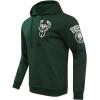 Pro Standard Mens NBA Classic Chenille Pull Over Hoodie(Forest Green)