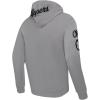 Pro Standard Mens NBA Classic Chenille Pull Over Hoodie(Gray)