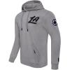 Pro Standard Mens NBA Classic Chenille Pull Over Hoodie(Gray)