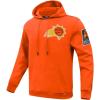 Pro Standard Mens NBA Classic Chenille Pull Over Hoodie(Orange)
